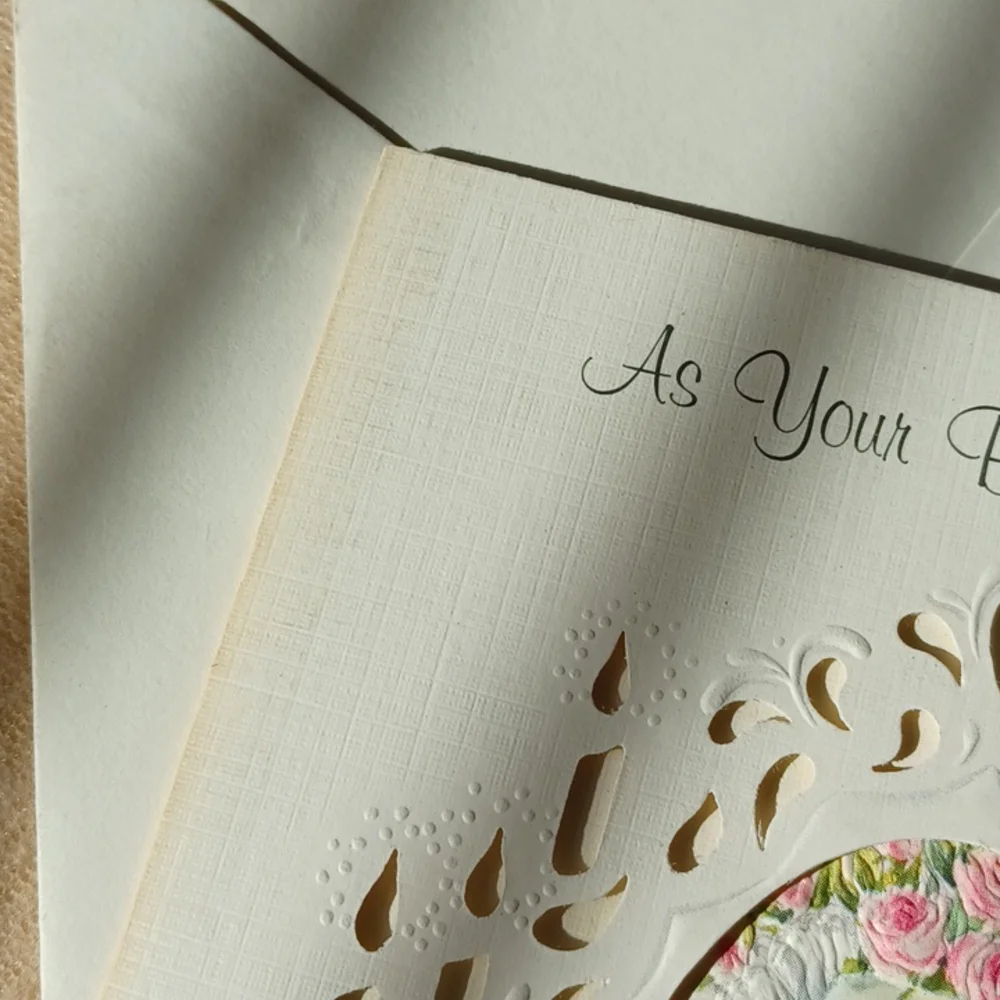 Vintage Baby Christening Baptism Greeting Card